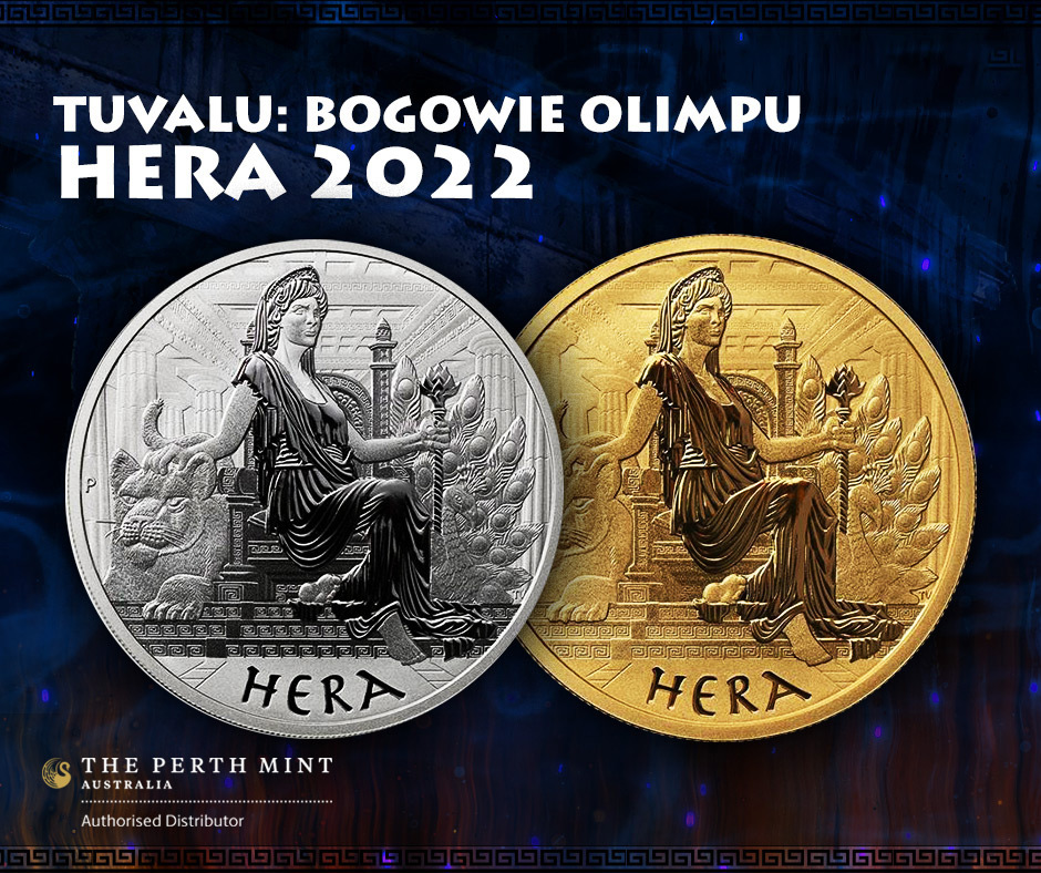 Tuvalu: Bogowie Olimpu - Hera   The Royal Mint