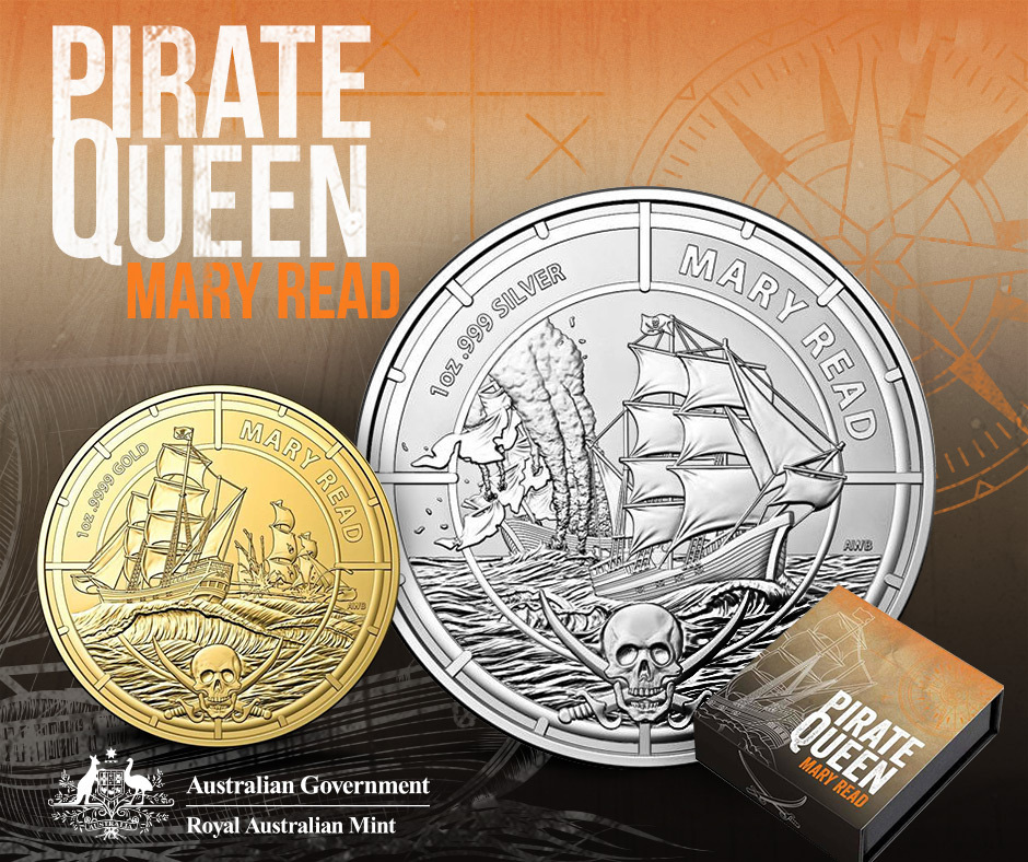 Pirate Queens: Mary Read Australian Mint