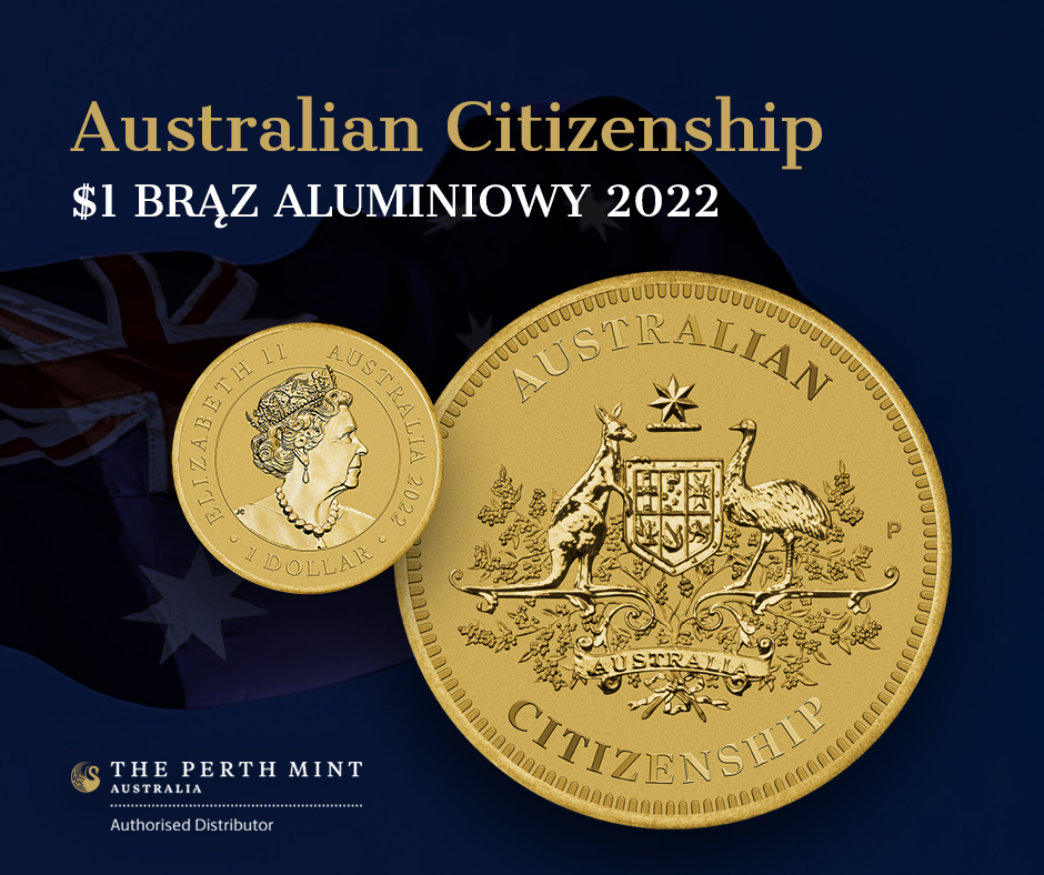 Australian Citizenship $1 Brąz Aluminiowy 2022