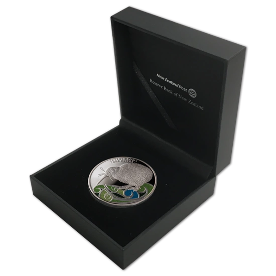 Kiwi kolorowany 1 uncja Srebra 2020 Proof