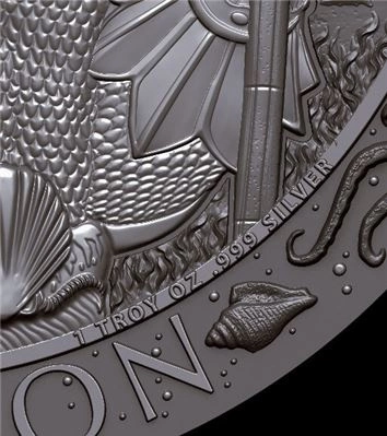 Mythical Cities: Atlantis 1 uncja Srebra Round