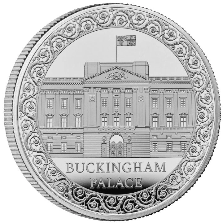 Zestaw 5 srebrnych monet Wielka Brytania 2024 Proof Piedfort Commemorative Coin