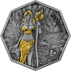 Witchcraft - Herbalist Ritual pozłacany 1 uncja Srebra 2025