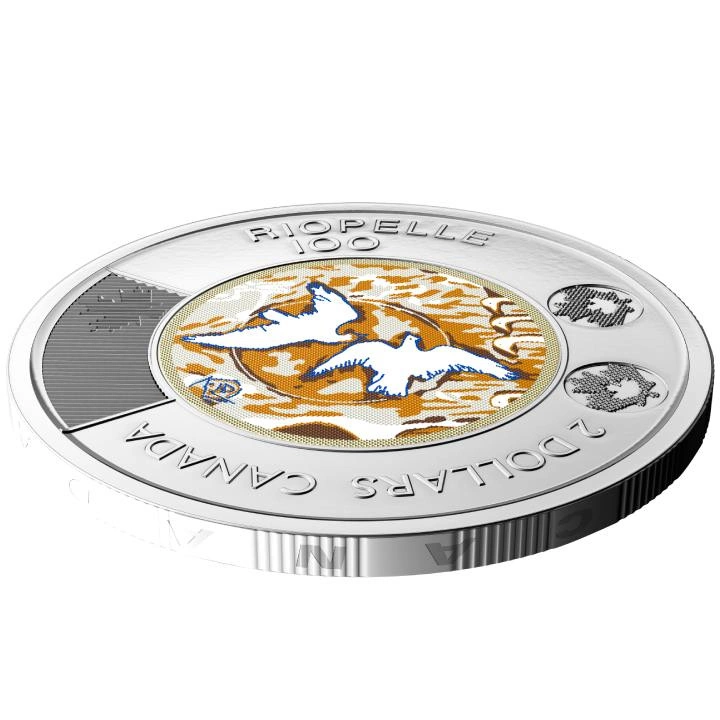 Zestaw Canada: 100. rocznica urodzin Jean-Paul'a Riopelle' - Commemorative Collector Keepsake Card 7 monet 2023