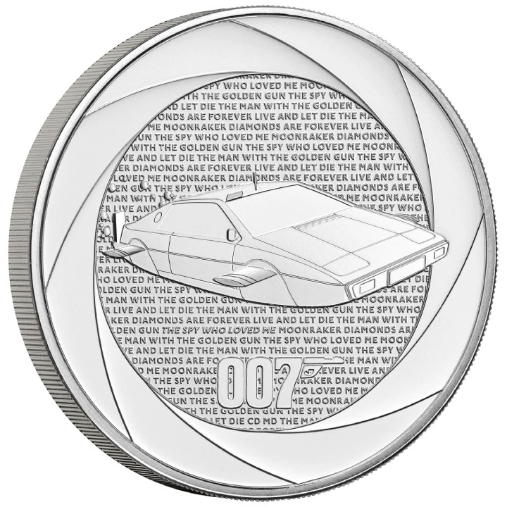 Bond Films of the 70s £5 Miedzionikiel 2023