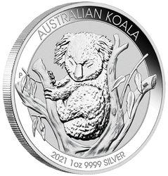 Koala 1 uncja Srebra 2021