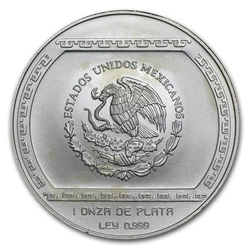 Seria Prekolumbijska: Płaskorzeźba El Tajín 1 uncja Srebra 1993