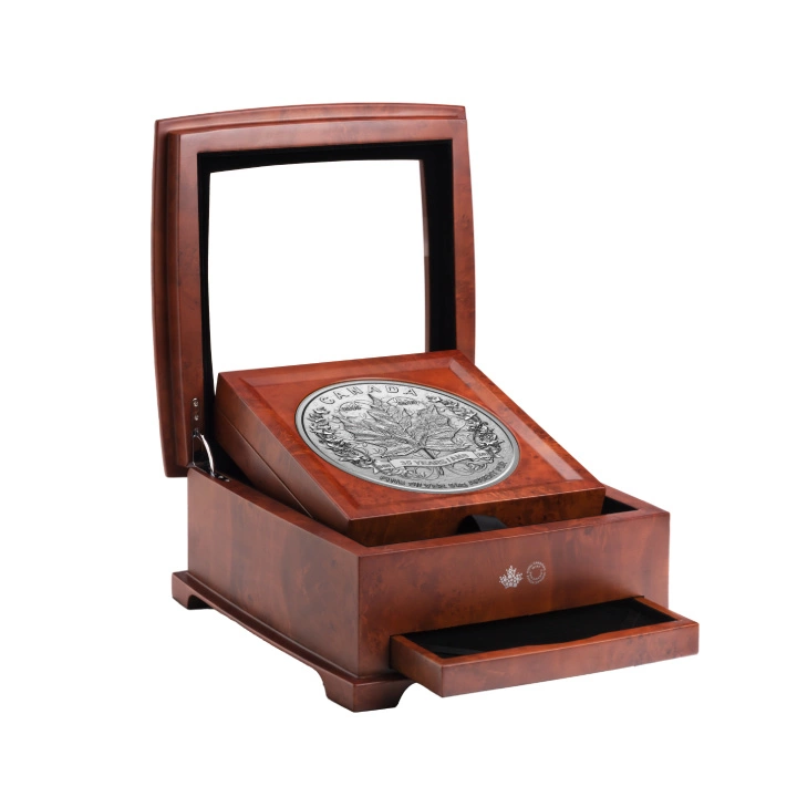 Kanadyjski Liść Klonowy - 35. rocznica 5000 gramów Srebra 2023 Matte Proof