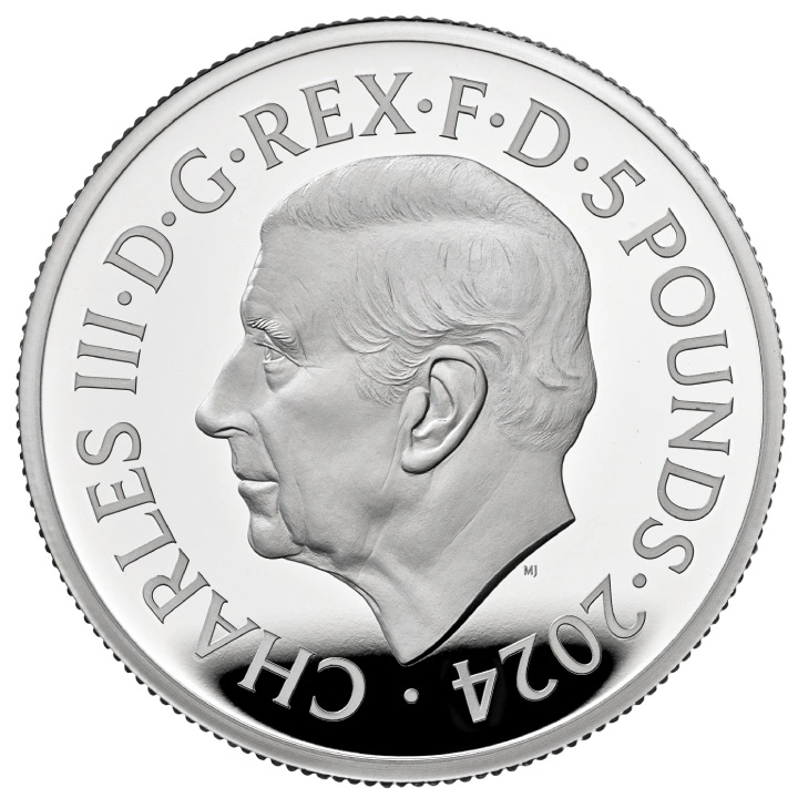 Buckingham Palace £5 Srebro 2024 Proof