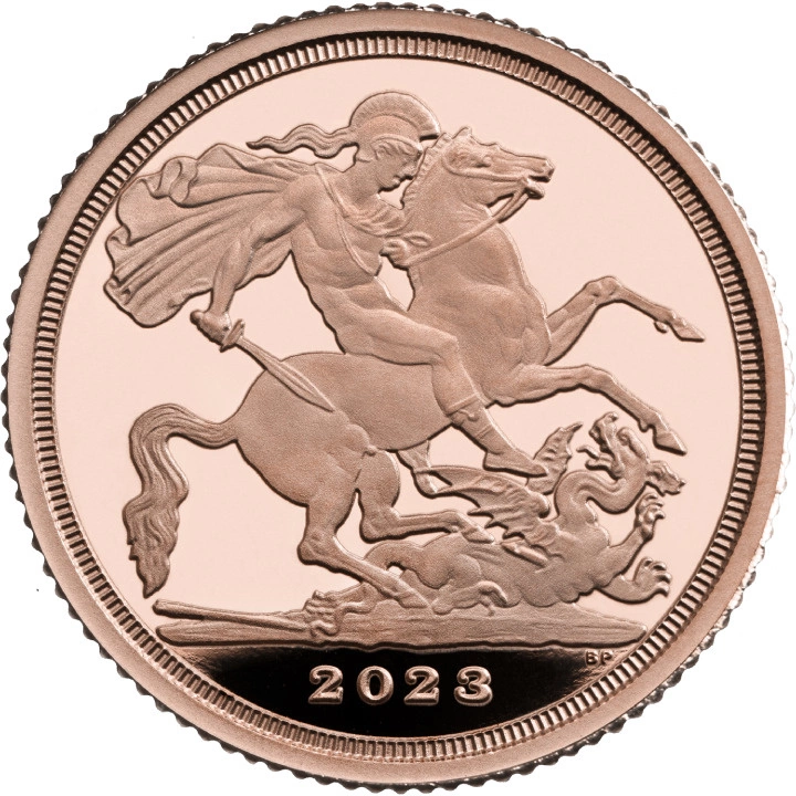 Wielka Brytania: The Coronation of His Majesty King Charles Sovereign Zestaw 5 monet 2023 Proof