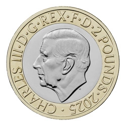 George Orwell £2 Miedzionikiel 2025