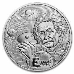 Niue: Icons of Inspiration: Albert Einstein 1 uncja Srebra 2022 Proof
