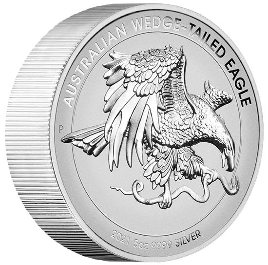 Orzeł Australijski 5 uncji Srebra 2021 Proof High Relief