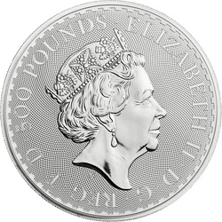 Britannia - Queen Elizabeth II 1000 gramów Srebra 2023