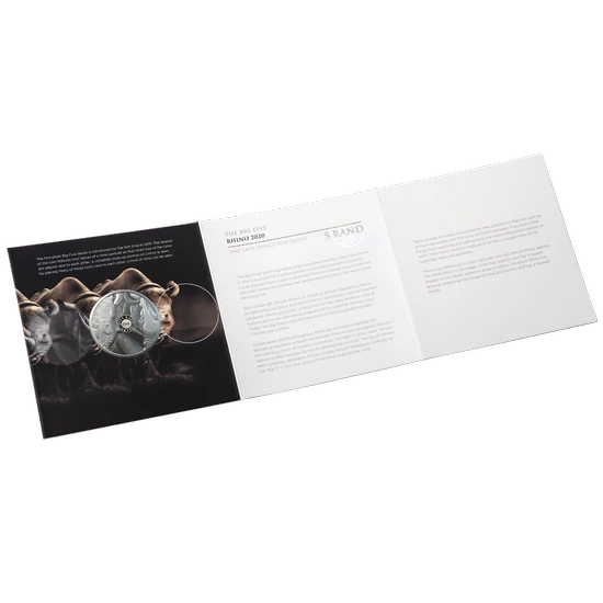 Big Five: Rhino 1 uncja Srebra 2020