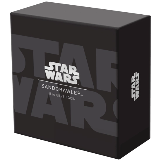 Niue: Star Wars - Sandcrawler kolorowany 5 uncji Srebra 2022 Proof