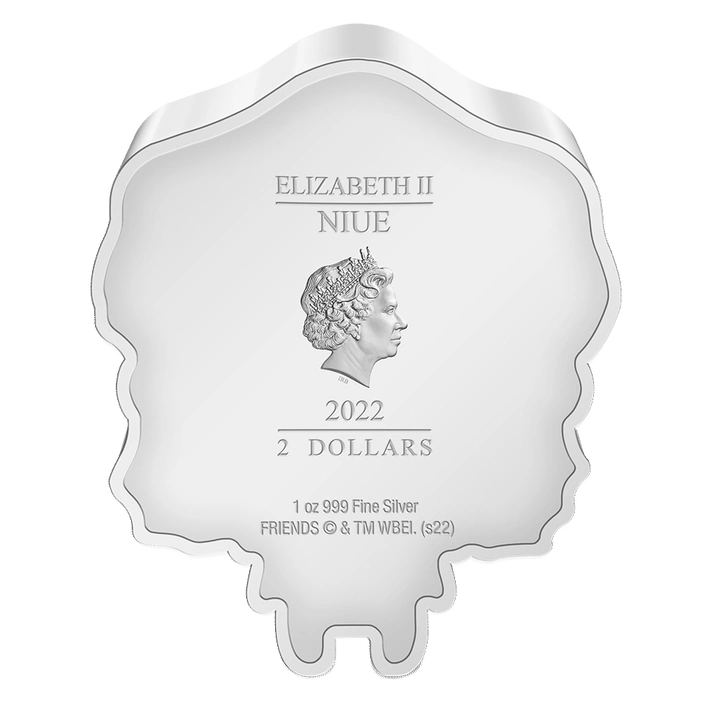 Niue: Friends - Monica Chibi Coin kolorowany 1 uncja Srebra 2022 Proof
