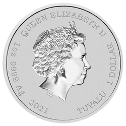 Tuvalu: The Simpson - Marge and Maggie 1 uncja Srebra 2021