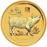 Lunar II: Rok Świni 1 uncja Złota 2019