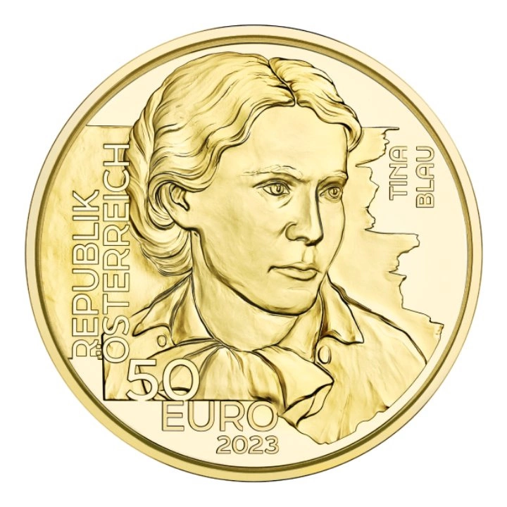 Tina Blau - Painter 1/4 uncji Złota 2023 Proof