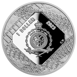 Niue: Armored Vehicles - Mk IV Churchill $1 Srebro 2023 Proof