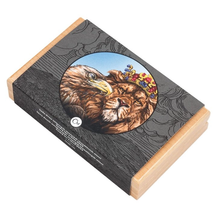 Zestaw 2 monet Niue: Czech Lion and Slovakia Eagle 2 x 1 uncja Srebra 2023