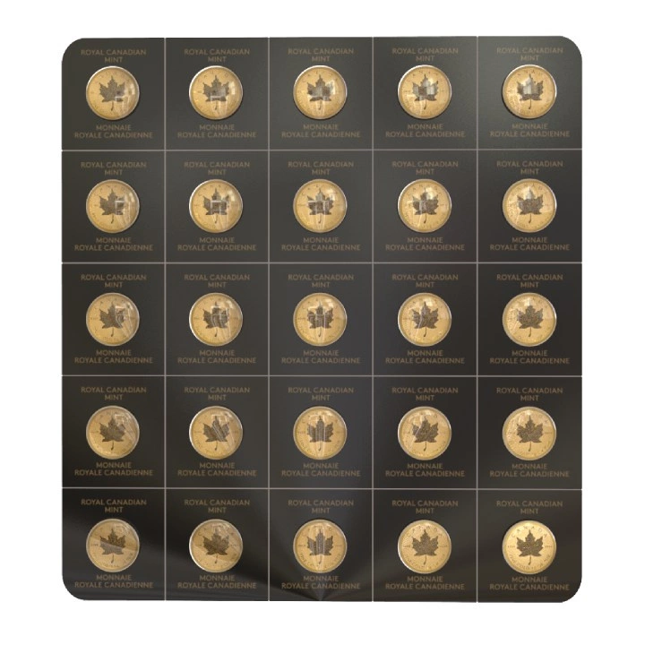 Kanadyjski Liść Klonowy 1 gram Złota 2024