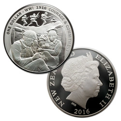 Courage & Commitment 1 uncja Srebra 2016 Proof