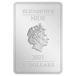 Niue: Harry Potter - Movie Poster 'Harry Potter and the Deathly Hallows Part 1' kolorowany 1 uncja Srebra 2021 Proof