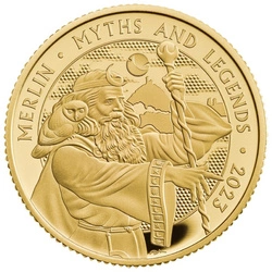 Myths & Legends: Merlin 1/4 uncji Złota 2023 Proof