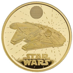 Star Wars: Millennium Falcon 1 uncja Złota 2024 Proof