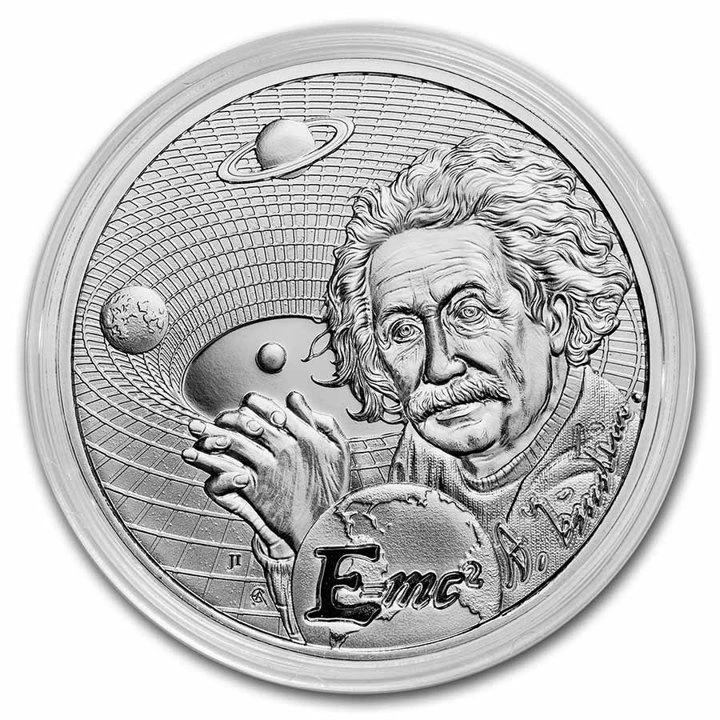 Niue: Icons of Inspiration: Albert Einstein 1 uncja Srebra 2022 Proof