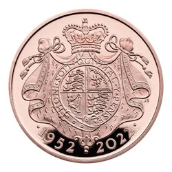 The Platinum Jubilee of Her Majesty The Queen £5 Złoto 2022 Proof 