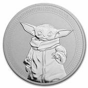 Niue: Star Wars - Grogu "Baby Yoda" 1 uncja Srebra 2021