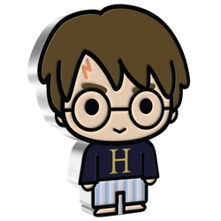 Niue: Harry Potter - Harry Potter Pyjama Chibi Coin kolorowany 1 uncja Srebra 2021 Proof