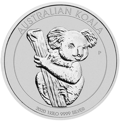 Koala 1000 gramów Srebra 2020