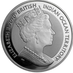 British Indian Ocean Territory: Sea Turtle 1 Royal 1 uncja Srebra 2020