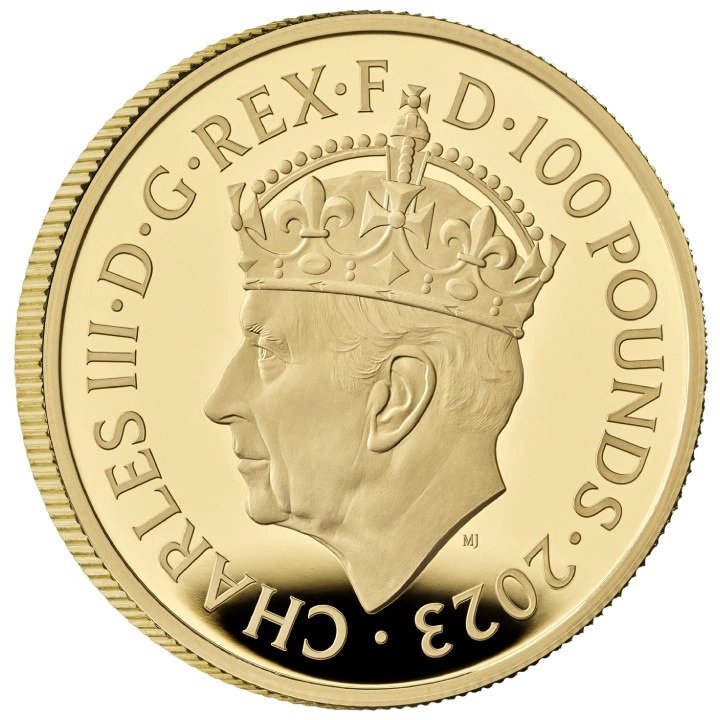 The Coronation of His Majesty King Charles III 1 uncja Złota 2023 Proof