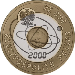 Rok 2000 – Przełom Tysiącleci 200 zł Złoto 2000 Proof