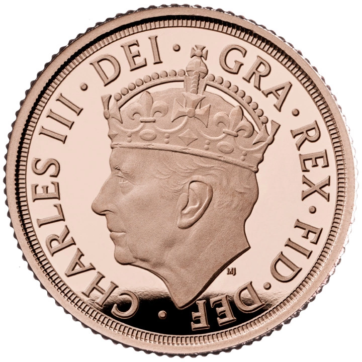 Wielka Brytania: The Coronation of His Majesty King Charles Sovereign Zestaw 5 monet 2023 Proof