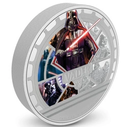 Niue: Star Wars - Darth Vader kolorowany 3 uncje Srebra 2023 Proof