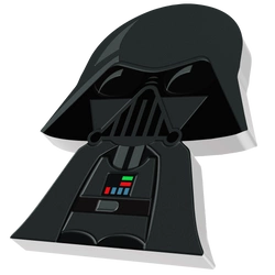 Niue: Star Wars - Darth Vader Chibi Coin kolorowany 1 uncja Srebra 2020 Proof