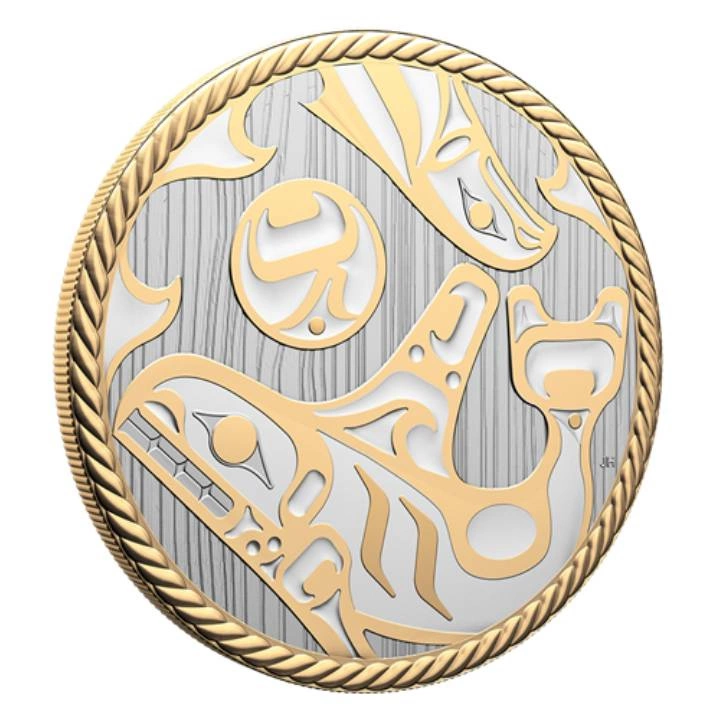 Canada: The Ancestor pozłacany 2 uncje Srebra 2025 Reverse Proof