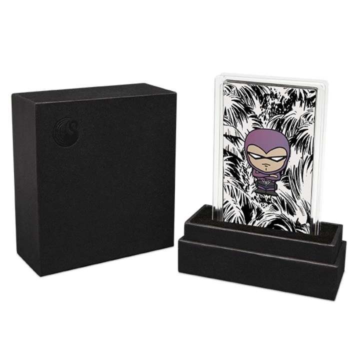 Tuvalu: The Phantom kolorowany 1 uncja Srebra 2023 Minted Mini Coin