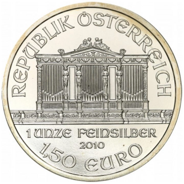 Wiedeński Filharmonik 1 uncja Srebra 2010