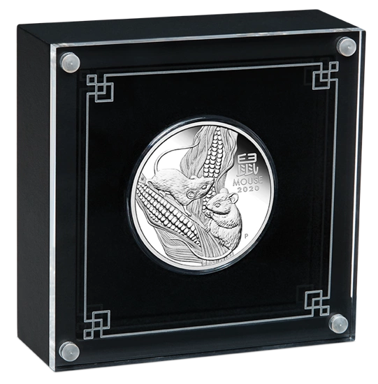 Lunar III: Rok Myszy 1 uncja Srebra 2020 Proof
