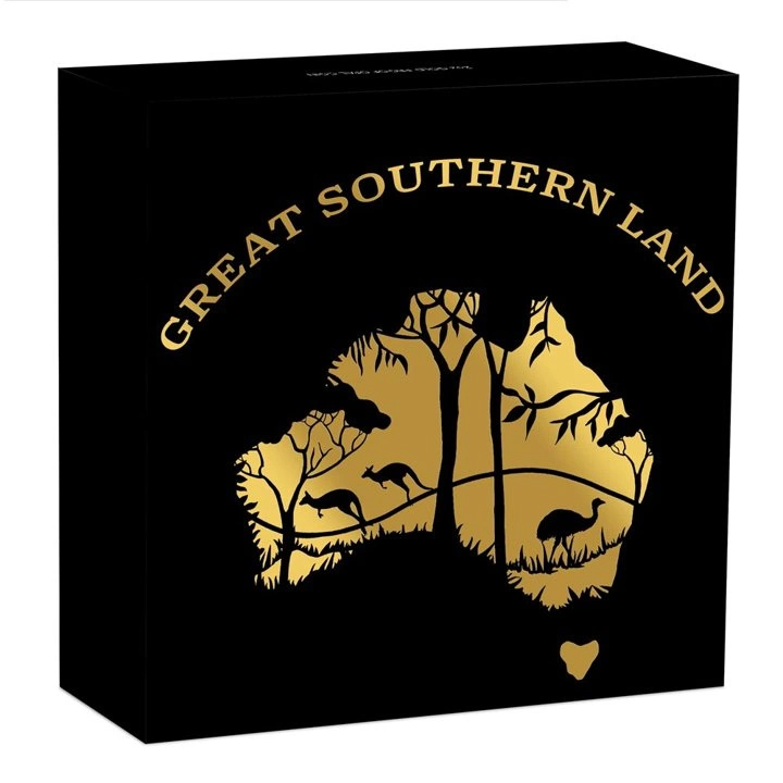 Great Southern Land 2 uncje Złota 2022 Proof Opal