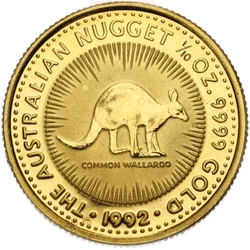 Australijski Kangur - Samorodek 1/10 uncji Złota 1992