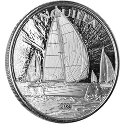 Anguilla: Regatta 1 uncja Srebra 2023 Prooflike (moneta w kapslu)