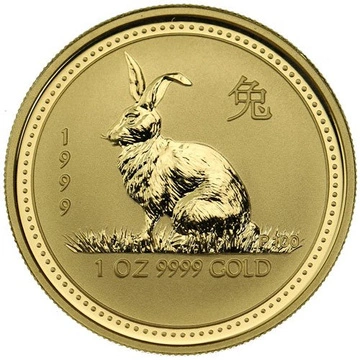 Lunar I: Rok Królika 1 uncja Złota 1999